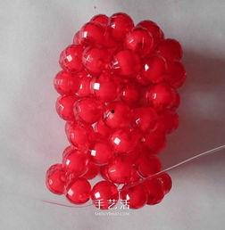 玫瑰花串珠教程视频